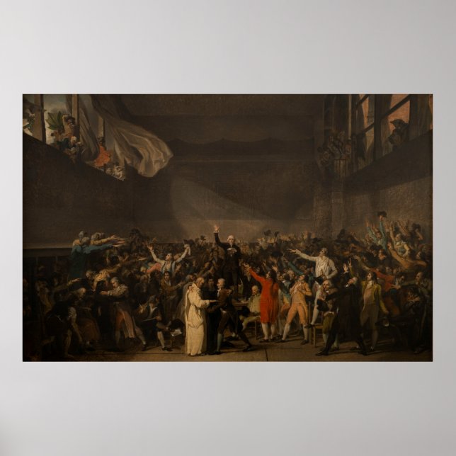 Tennisplatz, 1791 poster (Vorne)