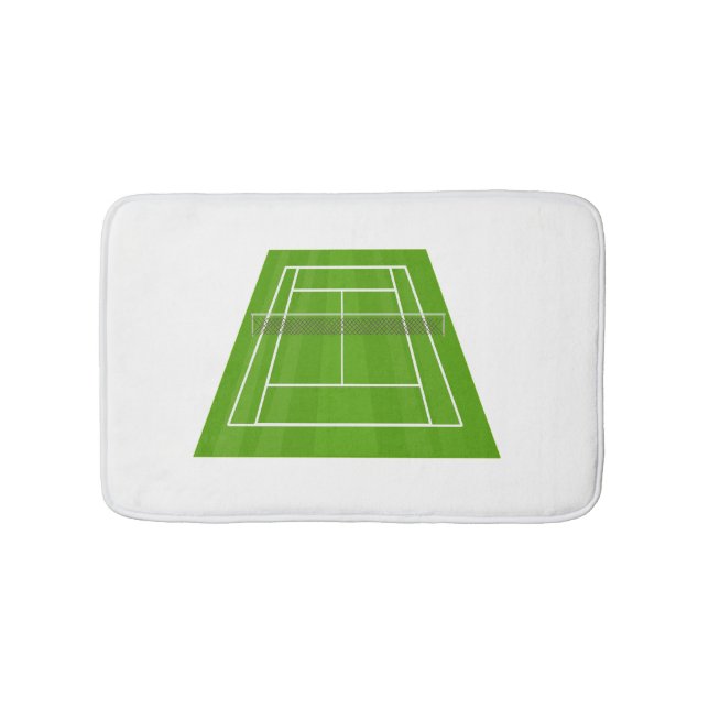 Tennisplatz Badematte (Vorderseite)