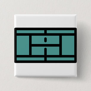 Tennisplatz Button