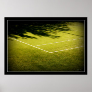 Tennisplatz Poster