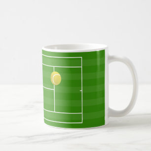 Tennisplatz & TENNIS Ball Kaffeetasse