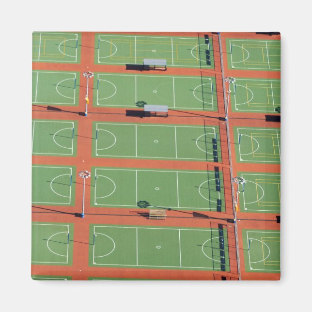 Tennisplätze mit Luft Magnet (Vorne)