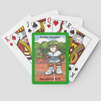 Tennisplätze Spielkarten