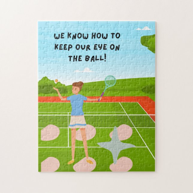 Tennispuzzles für Tennisspieler (Vertikal)