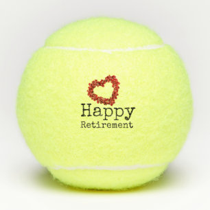 Tennisruhestand mit Herz-rote Rose Tennisbälle