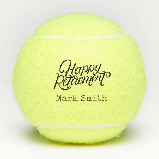 Tennisruhestand Tennisbälle (Vorderseite)
