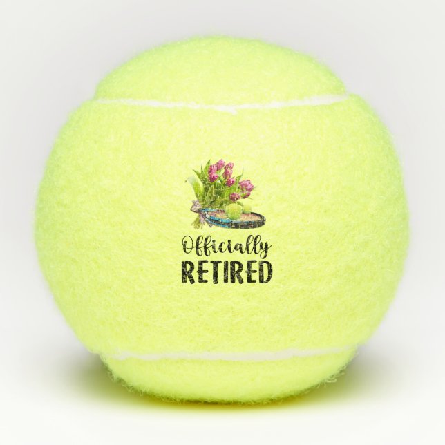 Tennisruhestand Tennisbälle (Vorderseite)