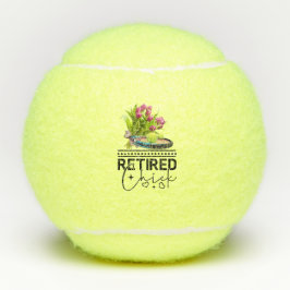 Tennisruhestand Tennisbälle