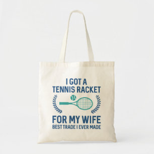 Tennisschläger für meine Ehefrau Tragetasche