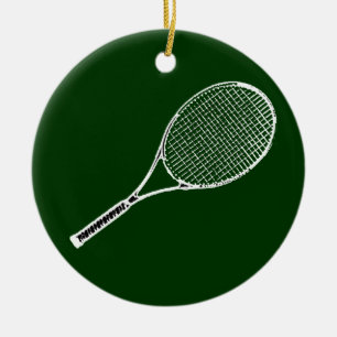 Tennisschläger Keramikornament