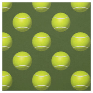 Tennisschläger mit grünem Stoffgewebe Stoff