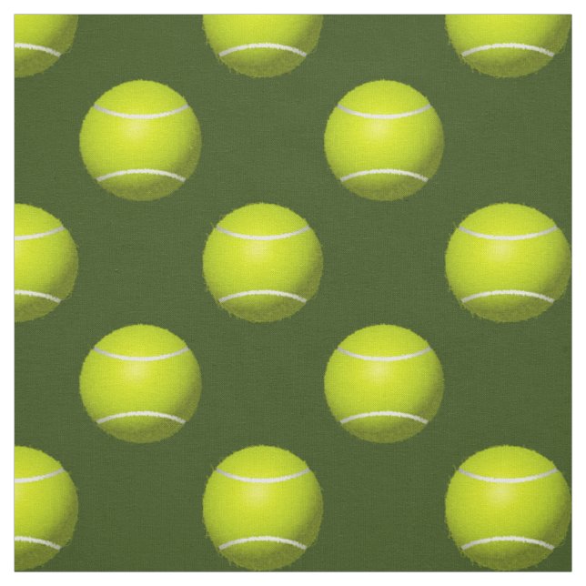 Tennisschläger mit grünem Stoffgewebe Stoff (Muster)
