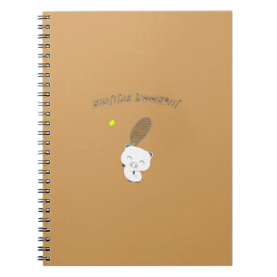 Tennisschläger Notizblock