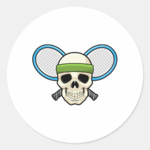 Tennisschläger Runder Aufkleber