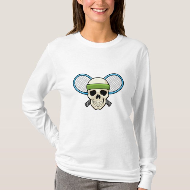 Tennisschläger T-Shirt (Vorderseite)