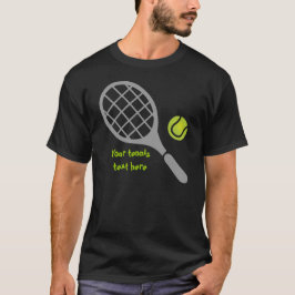 Tennisschläger T-Shirt