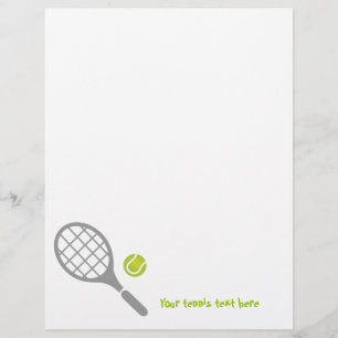 Tennisschläger und Ball-Flyer