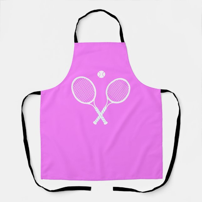 Tennisschläger und Ball Schürze (Vorderseite)