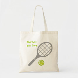 Tennisschläger- und -ballgewohnheit tragetasche