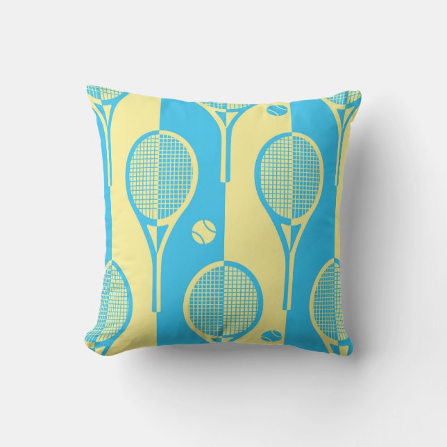 Tennisschläger von Pastel (Yang) Kissen (Vorderseite)
