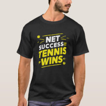 Tennissiege im Netz, sportliche T - Shirt