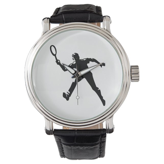 Tennisspieler Armbanduhr (Vorderseite)