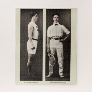 Tennisspieler Athlet Profi aus früheren Zeiten