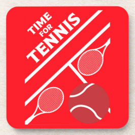 Tennisspieler auf Rasen Getränkeuntersetzer