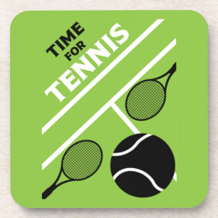 Tennisspieler auf Rasen Getränkeuntersetzer