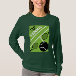 Tennisspieler auf Rasen T-Shirt