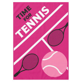 Tennisspieler auf Rasen Tischdecke