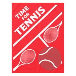 Tennisspieler auf Rasen Tischdecke