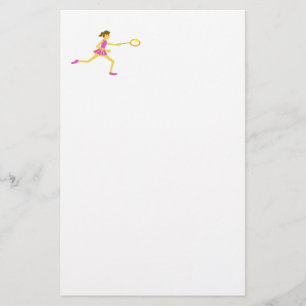 Tennisspieler Briefpapier