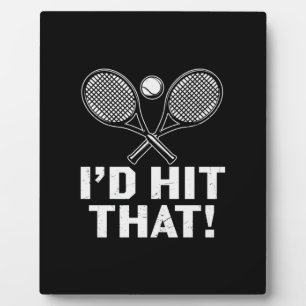 Tennisspieler   Das würde ich treffen Fotoplatte