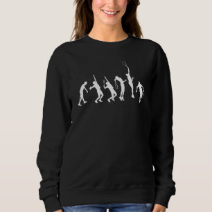 Tennisspieler für Damen und Herren Sweatshirt