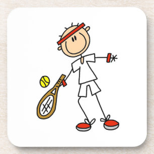 Tennisspieler Getränkeuntersetzer