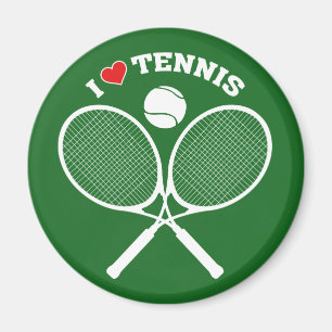 Tennisspieler, ich Liebe Tennis, Tennis Magnet