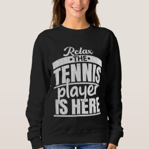 Tennisspieler ist hier Sportexperten-Trainer Graf Sweatshirt
