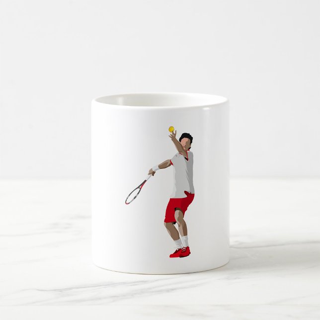 Tennisspieler Kaffeetasse (Von Creator hochgeladen)