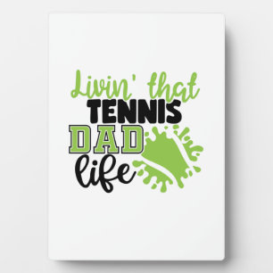 Tennisspieler Leben in diesem Tennis-Vater Fotoplatte