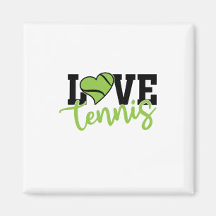 Tennisspieler   Liebe Tennis Magnet