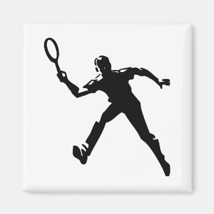 Tennisspieler Magnet