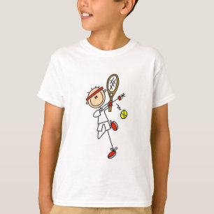 Tennisspieler mit Racquet Tshirts und Geschenken
