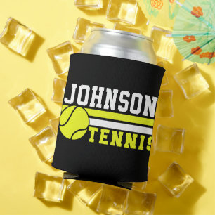 Tennisspieler NAME Ball Game Court Personalisiert Dosenkühler