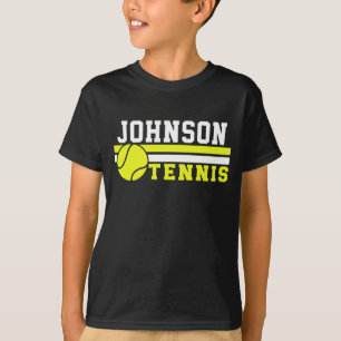 Tennisspieler NAME Ballspiel Court Personalisiert T-Shirt
