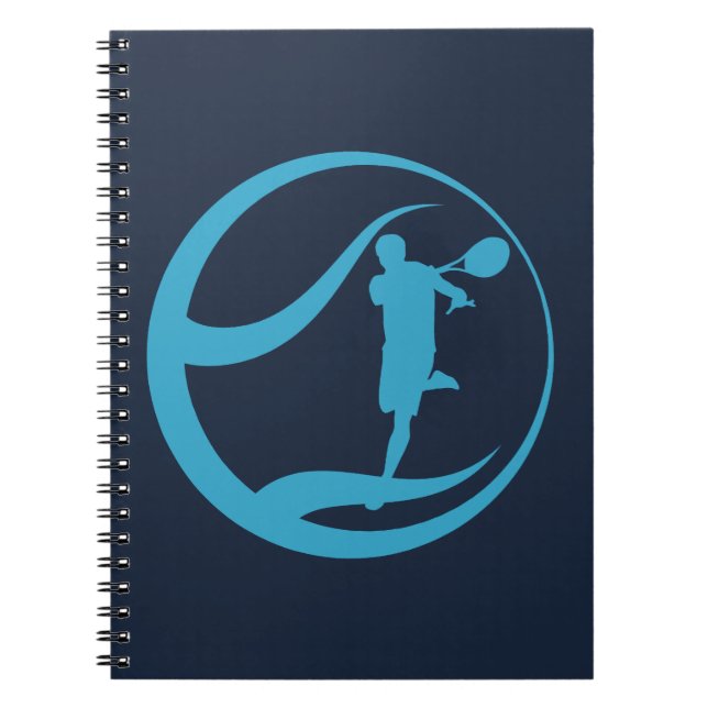 Tennisspieler Notizblock (Vorderseite)