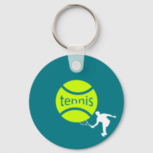 Tennisspieler Schlüsselanhänger
