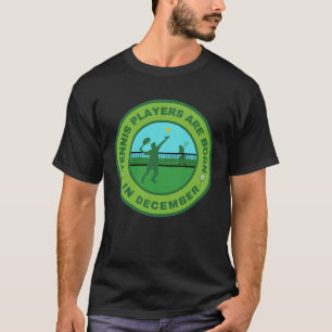 Tennisspieler sind im Dezember in der alternativen T-Shirt