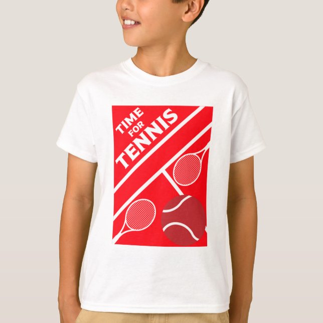 Tennisspieler T - Shirt (Vorderseite)