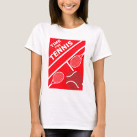 Tennisspieler T - Shirt